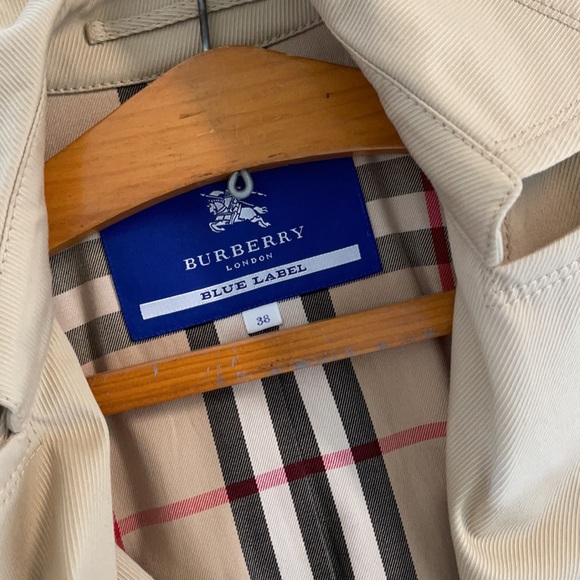 Burberry London Blue Label JAPAN Trench Coat - Picture 4 of 7